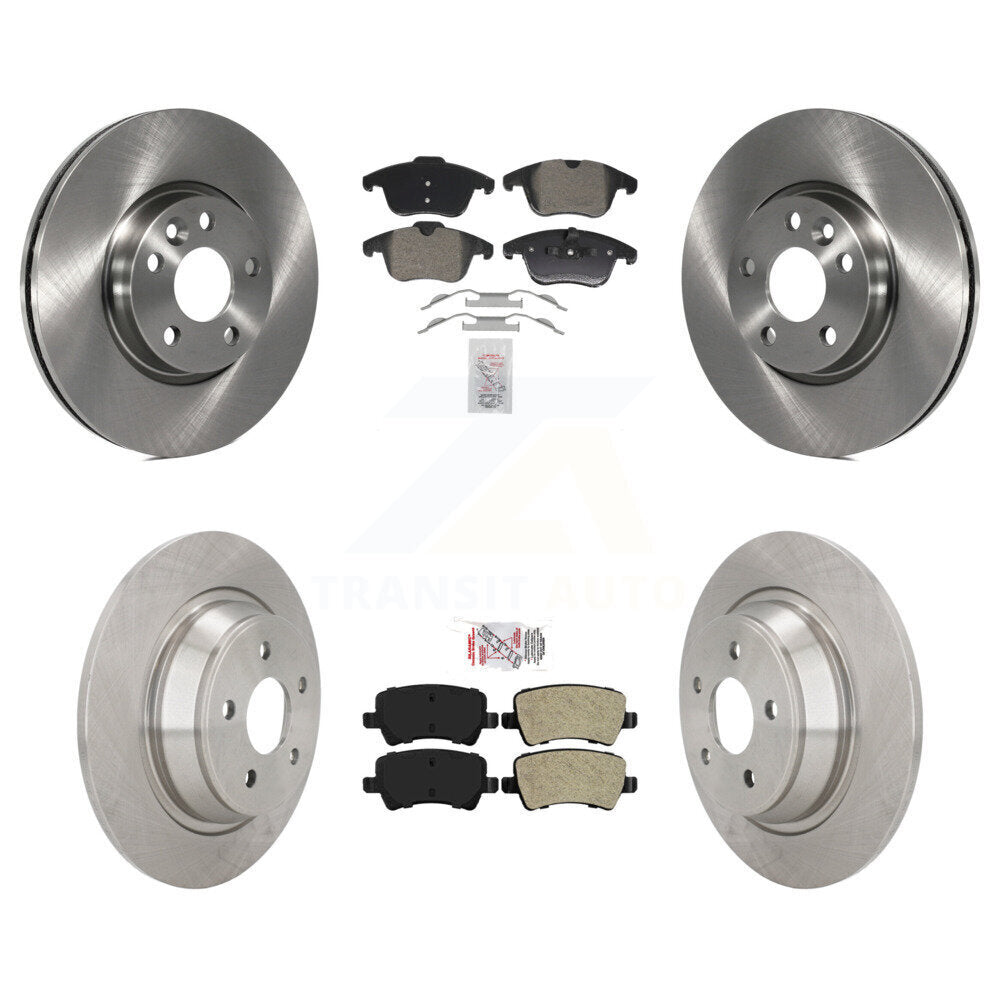 Kit de plaquettes semi-métalliques avant et arrière et Rotor de frein, pour Land Rover Range Evoqu 12-15