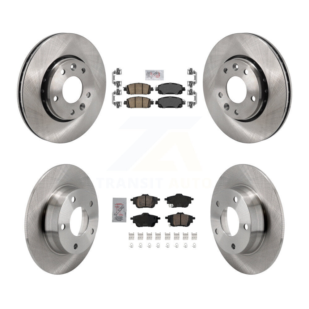 Kit de rotors de frein à plaquettes en céramique avant et arrière, pour frein arrière à disque Nissan Sentra 20-23