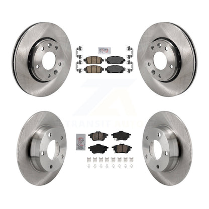 Kit de rotors de frein à plaquettes en céramique avant et arrière, pour frein arrière à disque Nissan Sentra 20-23
