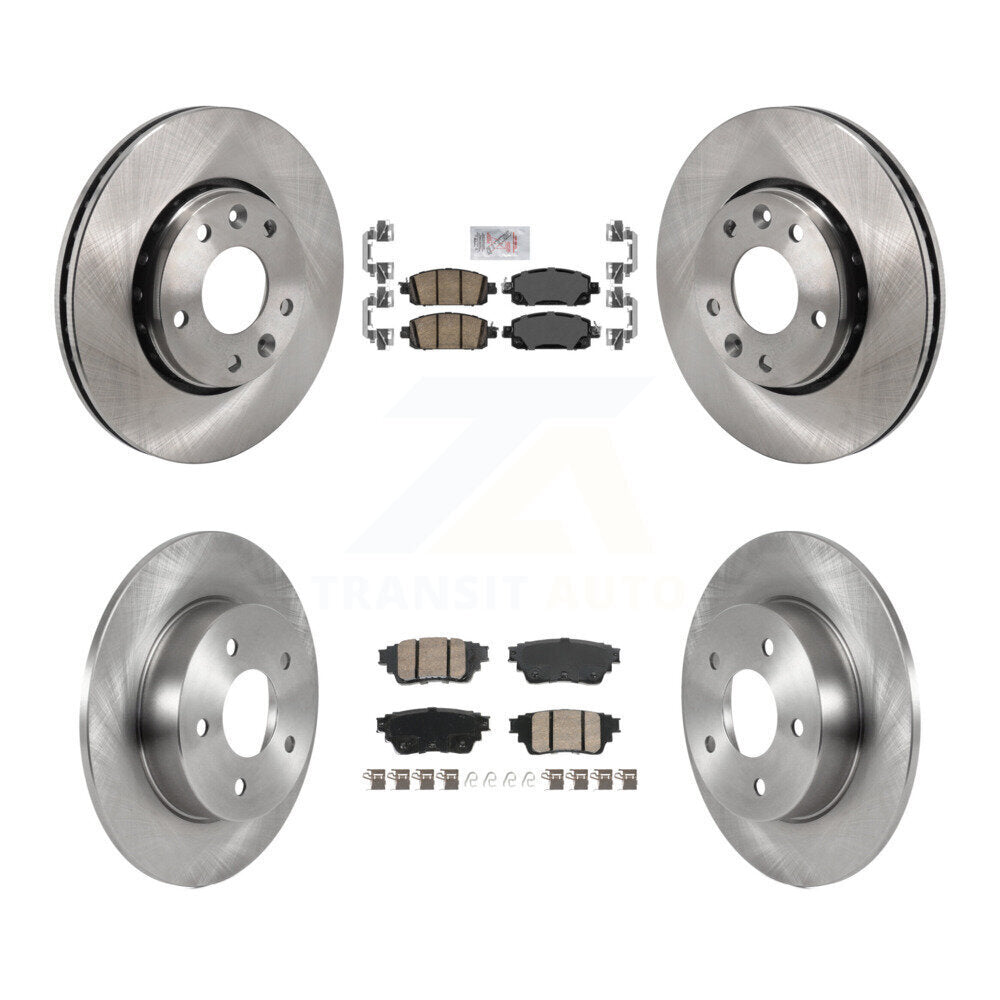 Kit de plaquettes en céramique et de disques de frein avant et arrière, pour Nissan kick K8A-107611