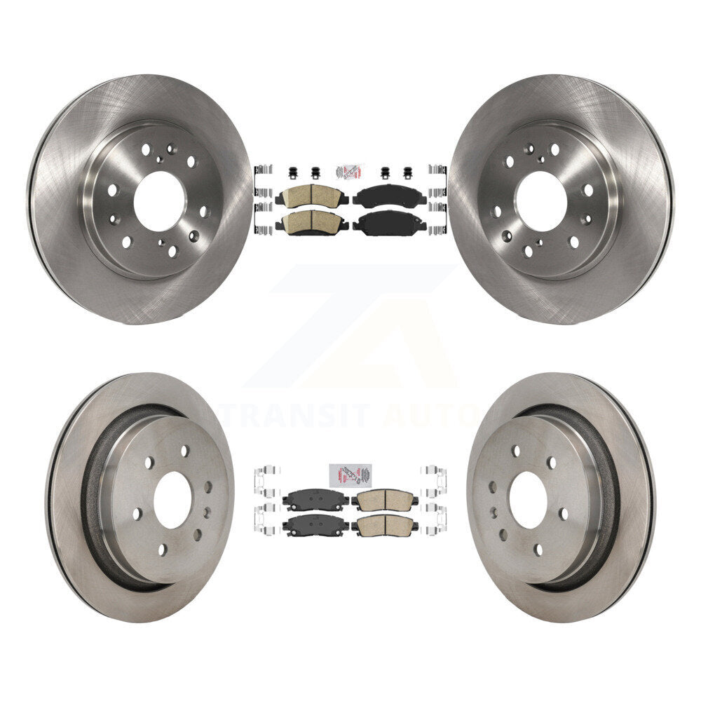 Kit de plaquettes en céramique et de rotors de frein à disque avant et arrière, pour Cadillac XTS K8A-107615