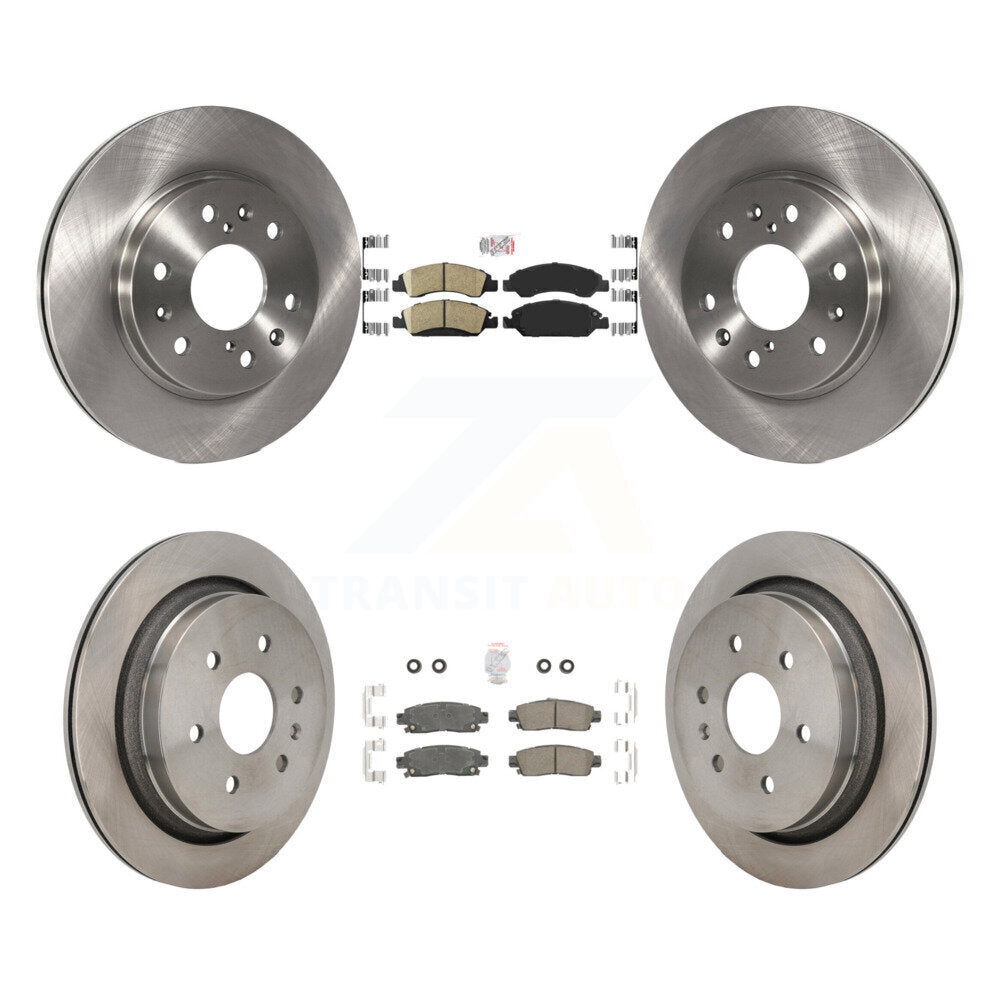 Kit de plaquettes en céramique et de rotors de frein à disque avant et arrière, pour Cadillac XTS K8A-107616