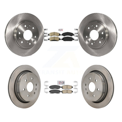 Kit de plaquettes en céramique et de rotors de frein à disque avant et arrière, pour Cadillac XTS K8A-107617
