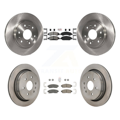 Kit de plaquettes en céramique et de rotors de frein à disque, semi-métalliques avant et arrière, pour Cadillac XT