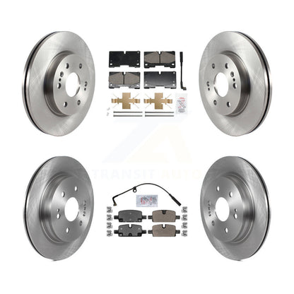 Kit de Rotor de frein à plaquettes semi-métalliques avant et arrière en céramique, pour GMC Chevrolet Silverad