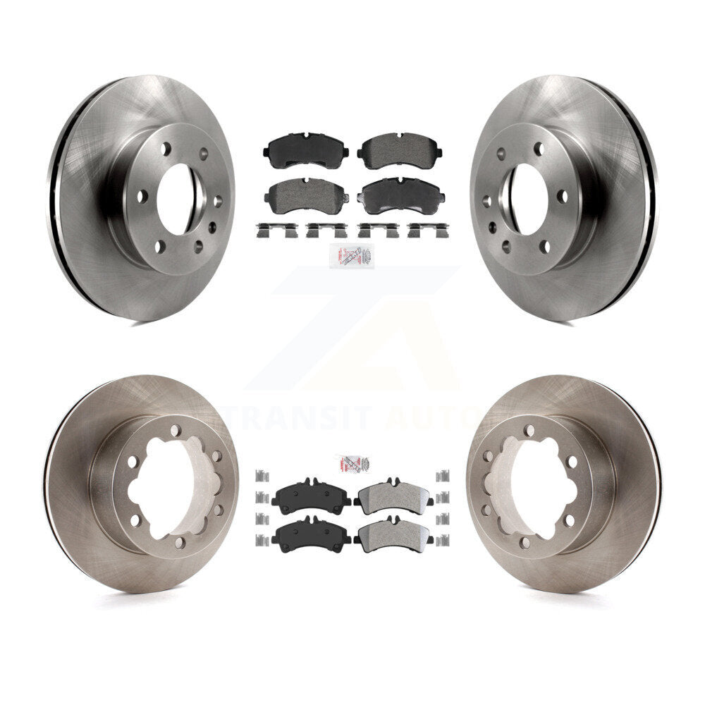 Kit de plaquettes semi-métalliques avant et arrière et rotor de frein pour Sprinter 3500 Mercedes-Ben