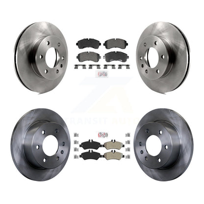 Kit de plaquettes semi-métalliques avant et arrière et disques de frein pour Dodge Sprinter 3500