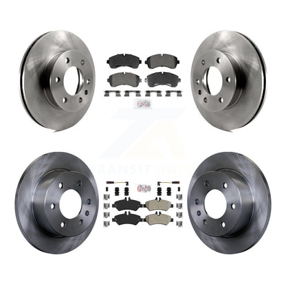 Kit de plaquettes semi-métalliques avant et arrière et disques de frein pour Dodge Sprinter 3500