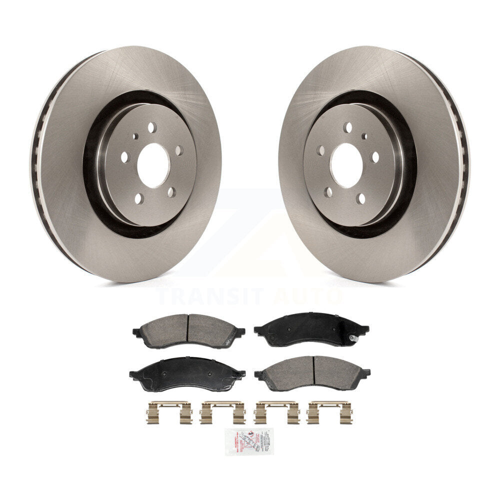 Kit de disques de frein à disque avant et plaquettes en céramique pour Lincoln Nautilus K8A-107657