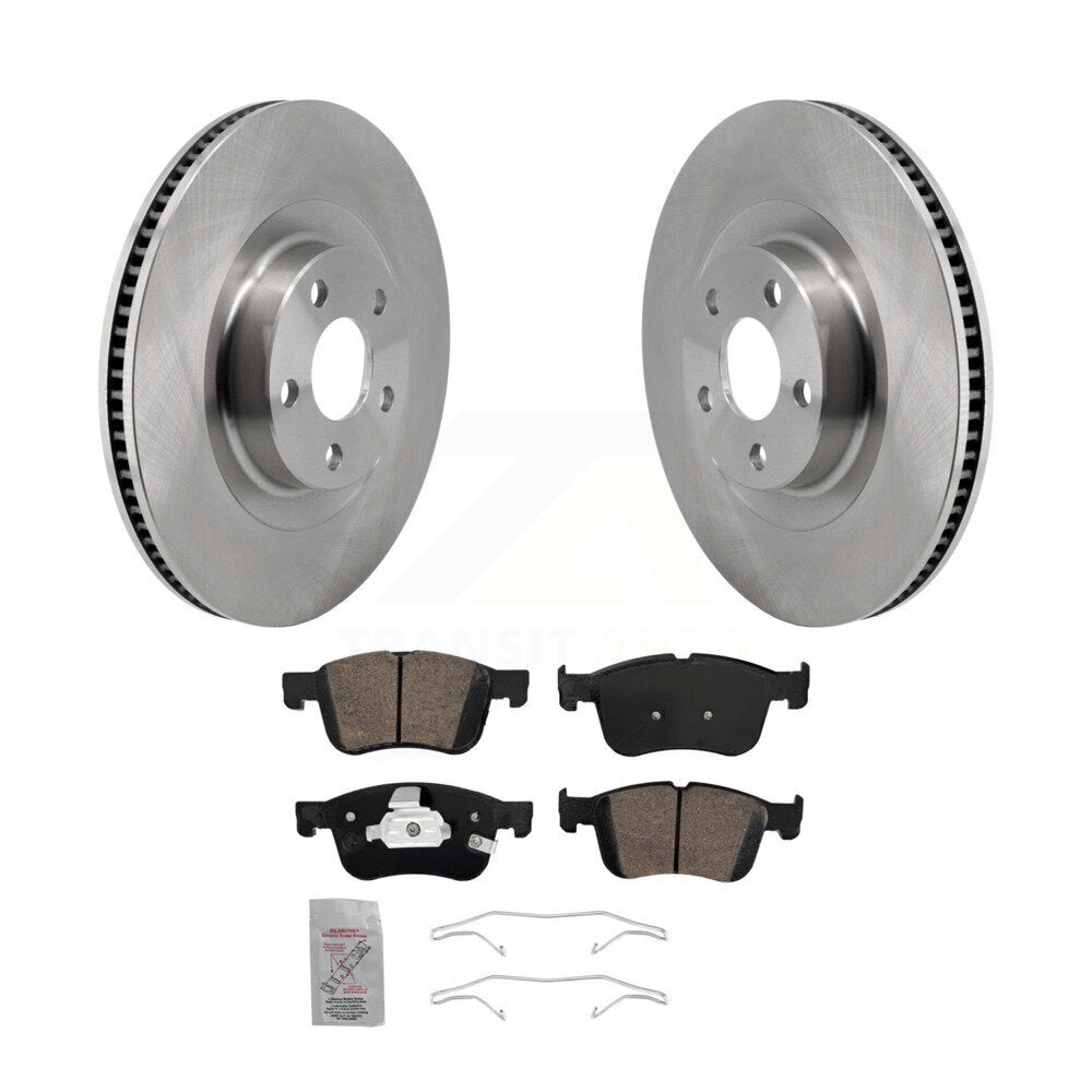 Kit de rotors de frein à disque avant et de plaquettes en céramique pour Ford Maverick 2022 – 2023
