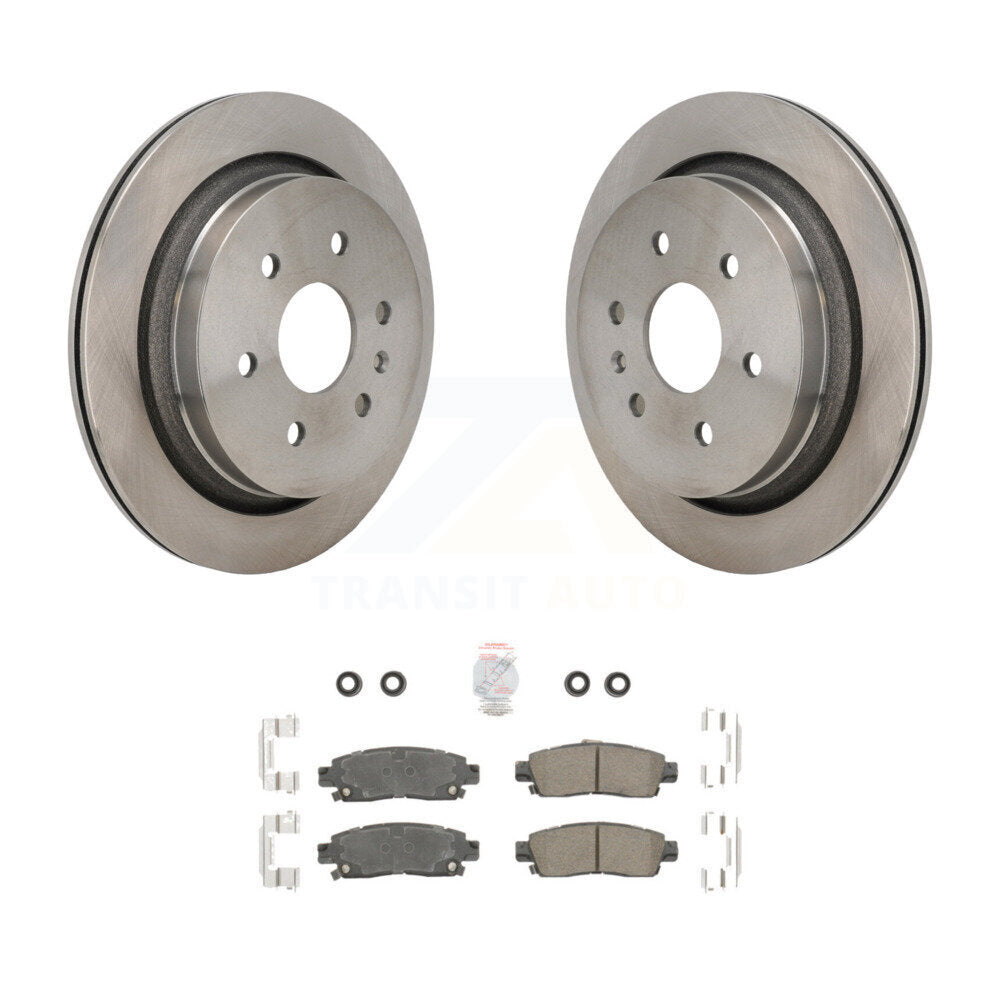 Kit de disques de frein à disque arrière et plaquettes en céramique pour Cadillac XTS K8A-107668