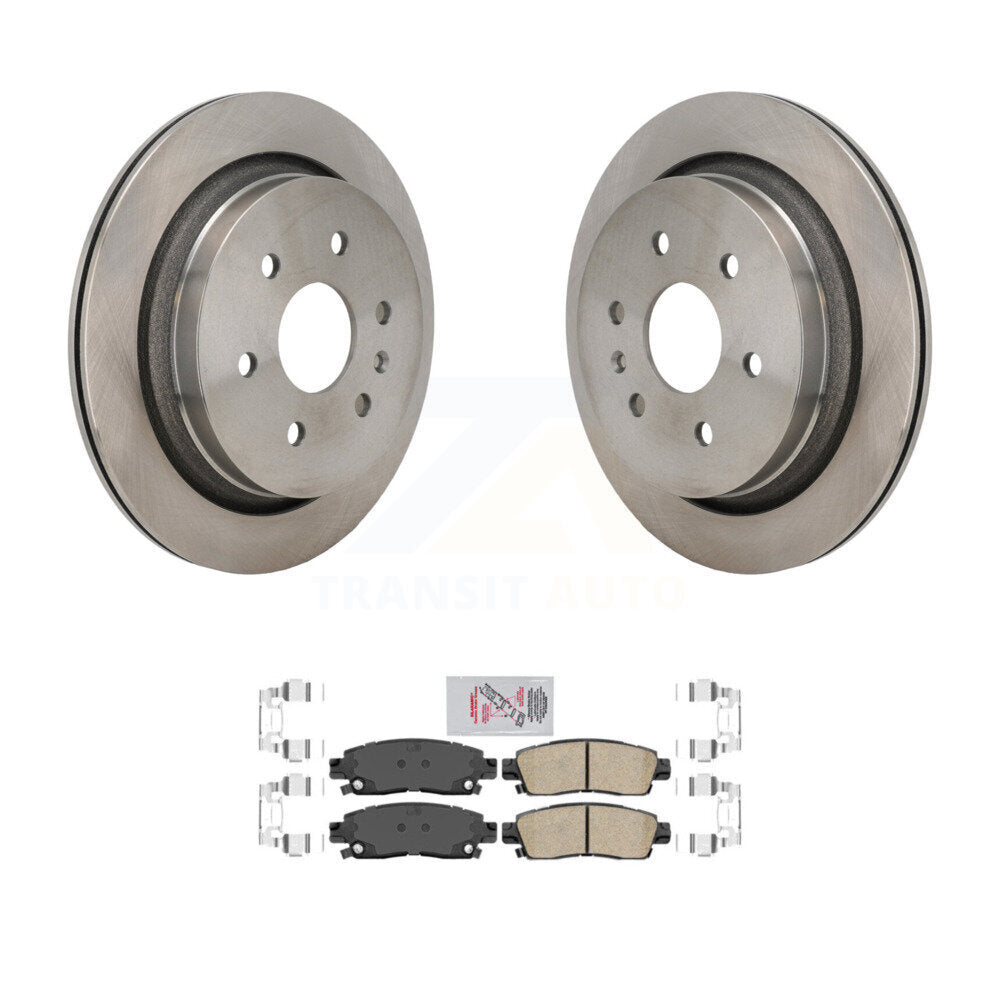 Kit de disques de frein à disque arrière et plaquettes en céramique pour Cadillac XTS K8A-107669