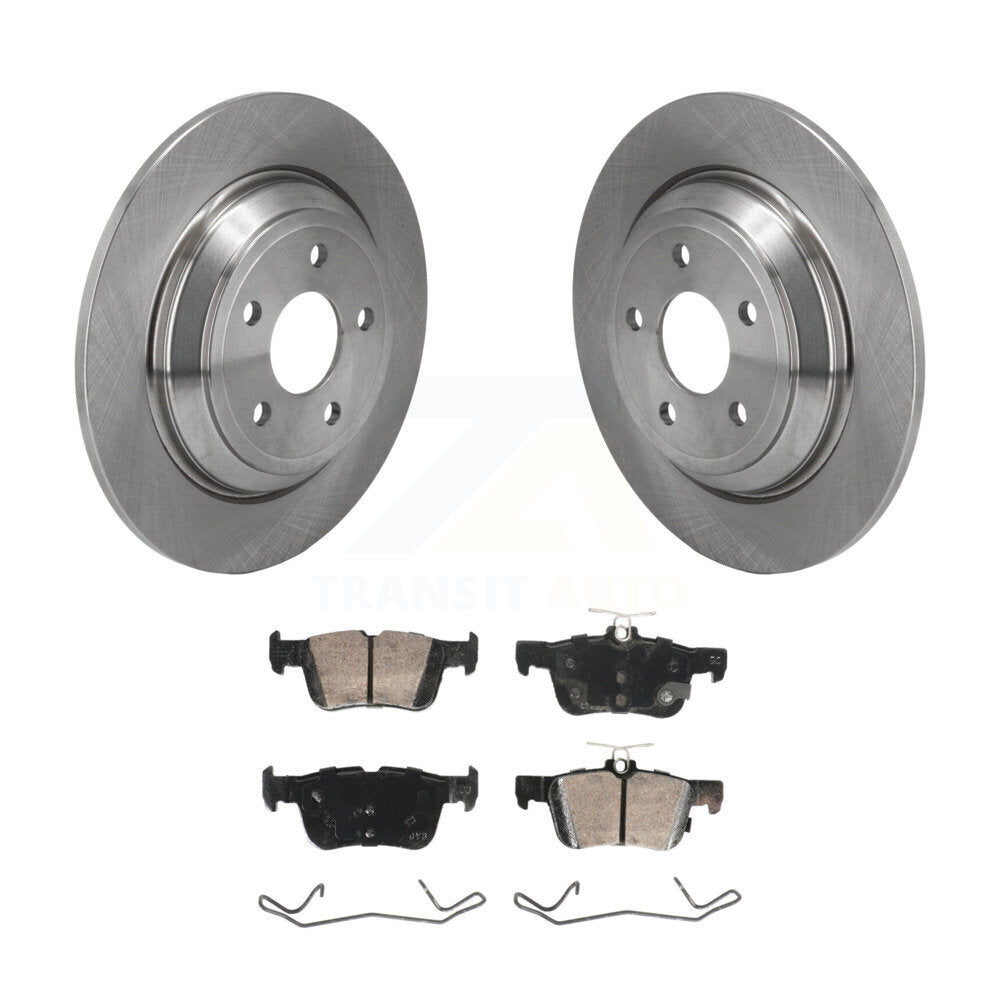 Rotors de frein arrière et Kit de plaquettes en céramique pour Ford Escape Bronco Sport Lincoln Corsai