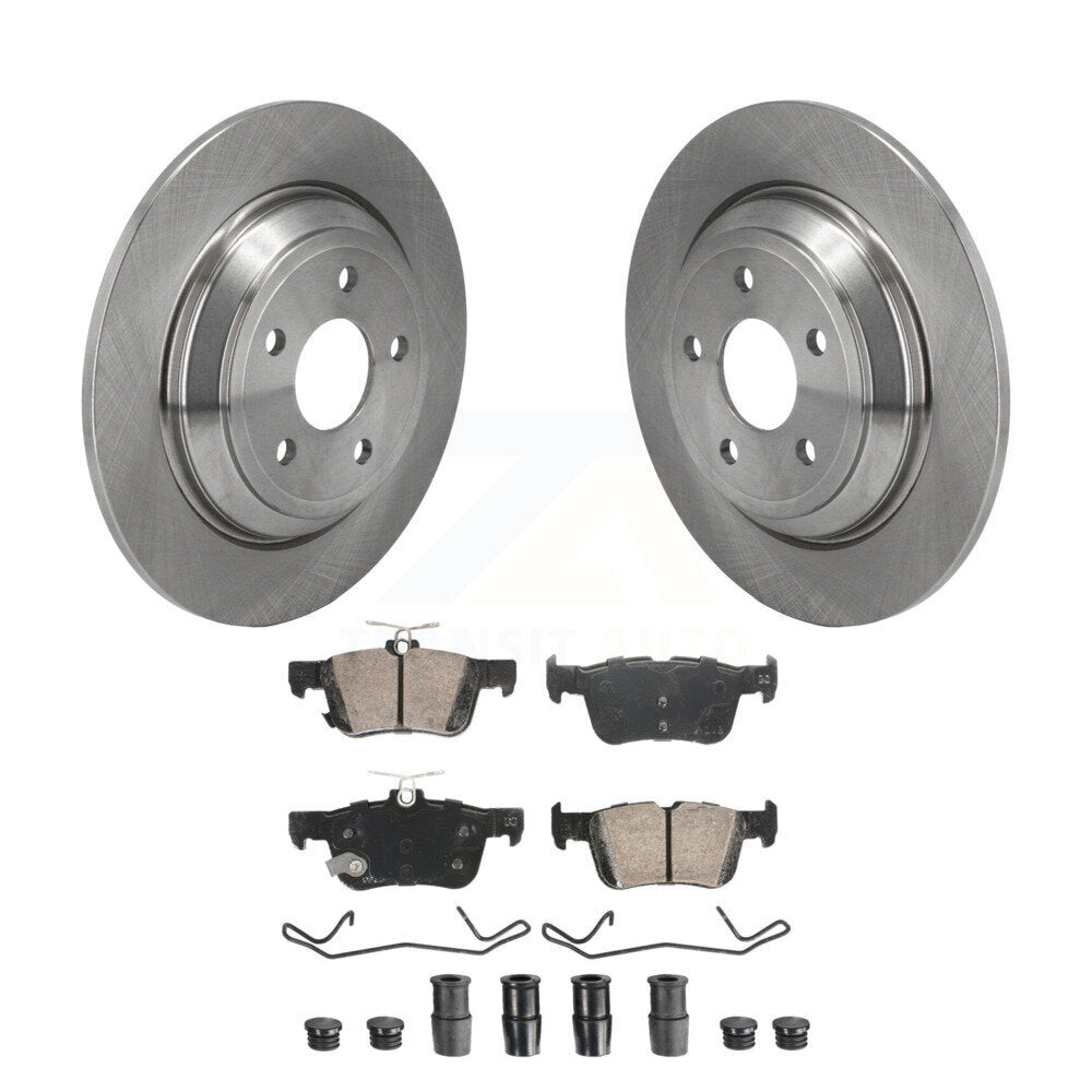 Rotors de frein arrière et Kit de plaquettes en céramique pour Ford Escape Bronco Sport Lincoln Corsai