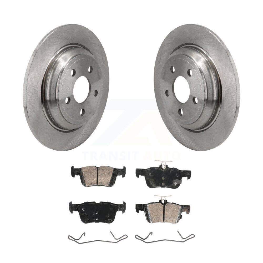 Kit de disques de frein à disque arrière et de plaquettes en céramique pour Ford Maverick 2022 – 2023