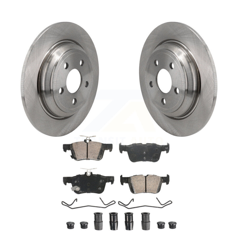 Kit de disques de frein à disque arrière et de plaquettes en céramique pour Ford Maverick 2022 – 2023