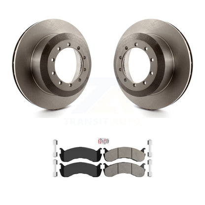 Rotors de frein à disque arrière et Kit de plaquettes semi-métalliques pour châssis de camping-car Ford F-53