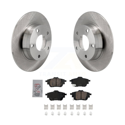 Rotors de frein arrière et kit de plaquettes en céramique pour frein arrière à disque Nissan Sentra 2020-2023