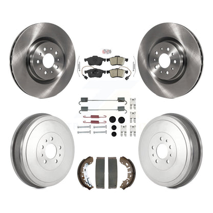 Kit de plaquettes et de tambour en céramique pour Rotor de frein avant et arrière (7 pièces) pour Ram ProMaster Cit 15-21