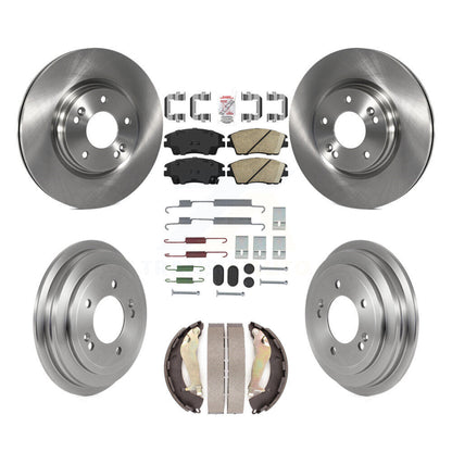 Kit de tambour de tampon en céramique de Rotor de frein avant et arrière (7 pièces) pour Hyundai Elantra 1.6 17-20