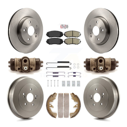 Kit de tambours à plaquettes semi-métalliques pour rotors de frein avant et arrière (9 pièces) pour Suzuki Grand Vitar