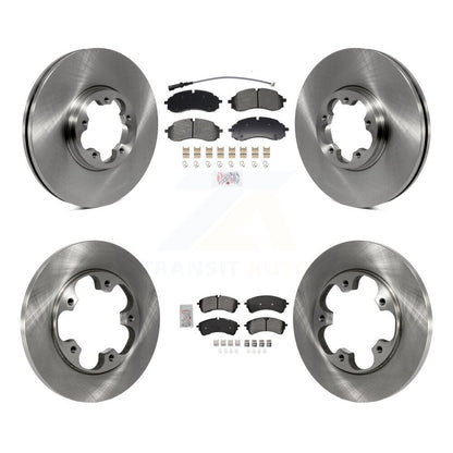 Kit de plaquettes et disques de frein semi-métalliques avant et arrière, pour Ford Transit-250 Transit-35