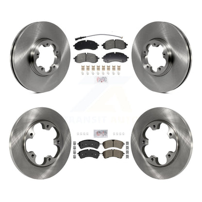 Kit de plaquettes et disques de frein semi-métalliques avant et arrière, pour Ford Transit-250 Transit-35