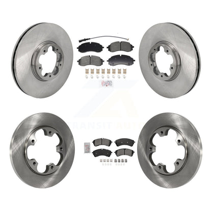 Kit de plaquettes et disques de frein semi-métalliques avant et arrière, pour Ford Transit-250 Transit-35