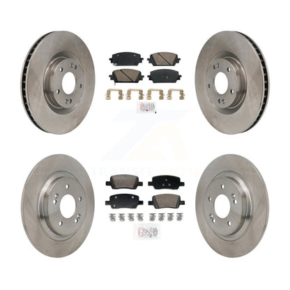 Kit de plaquettes en céramique et de Rotor de frein à disque, avant et arrière, pour Hyundai Santa Fe Kia Sorent