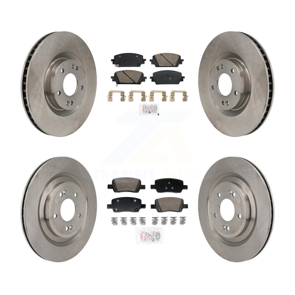 Kit de plaquettes en céramique et de Rotor de frein à disque, avant et arrière, pour Hyundai Santa Fe Kia Sorent