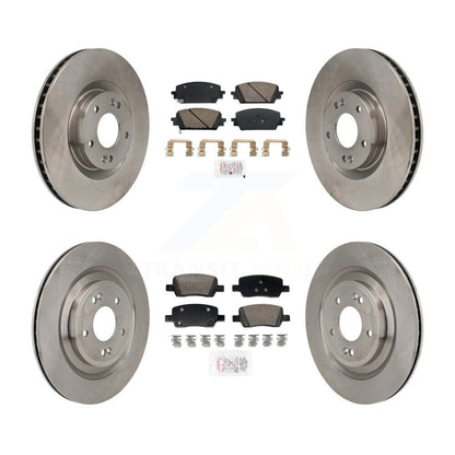 Kit de plaquettes en céramique et de Rotor de frein à disque, avant et arrière, pour Hyundai Santa Fe Kia Sorent