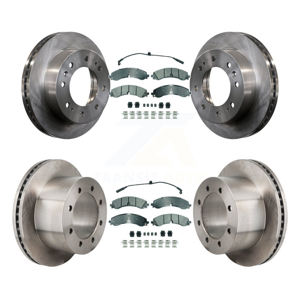 Kit de plaquettes et disques de frein semi-métalliques avant et arrière, pour GMC Sierra 3500 HD Chevrole