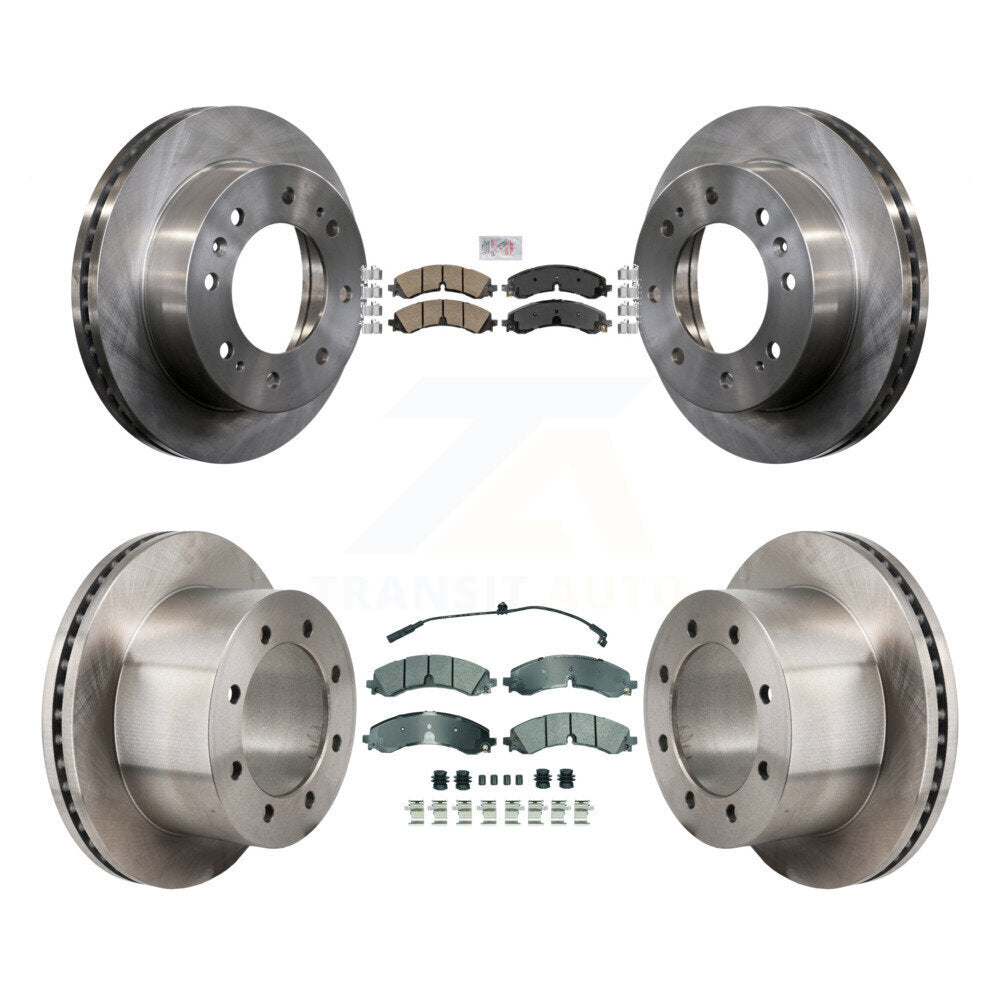 Kit de Rotor de frein à disque à plaquettes semi-métalliques avant et arrière en céramique pour GMC Sierra 3500 H
