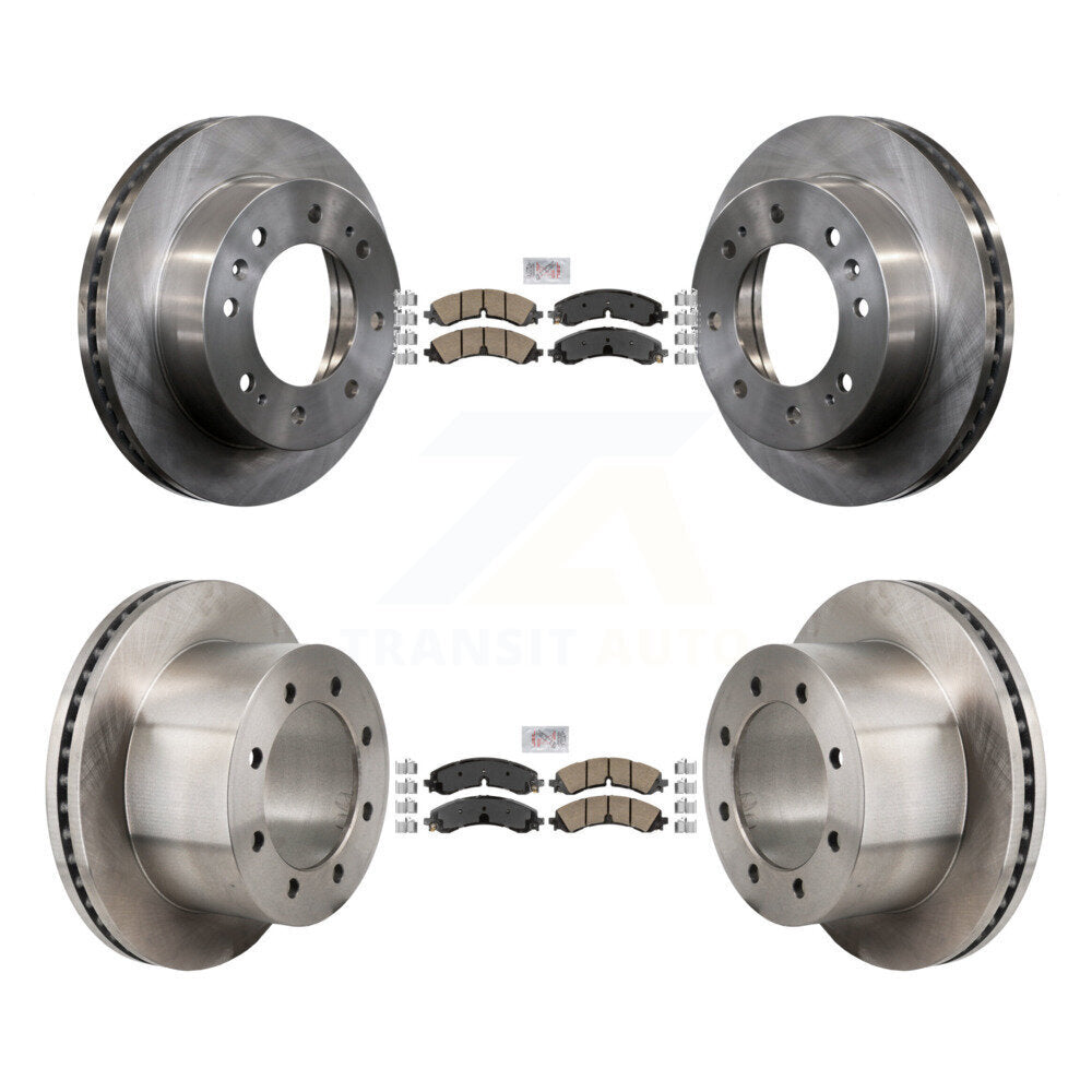 Kit de plaquettes en céramique et de Rotor de frein à disque, avant et arrière, pour GMC Sierra 3500 HD Chevrole