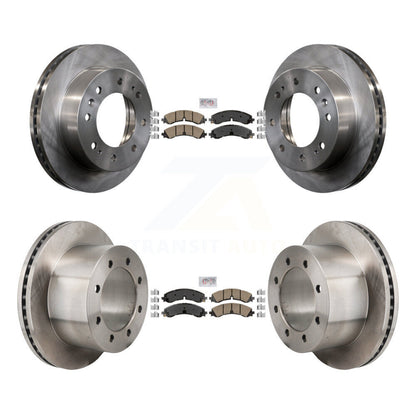 Kit de plaquettes en céramique et de Rotor de frein à disque, avant et arrière, pour GMC Sierra 3500 HD Chevrole