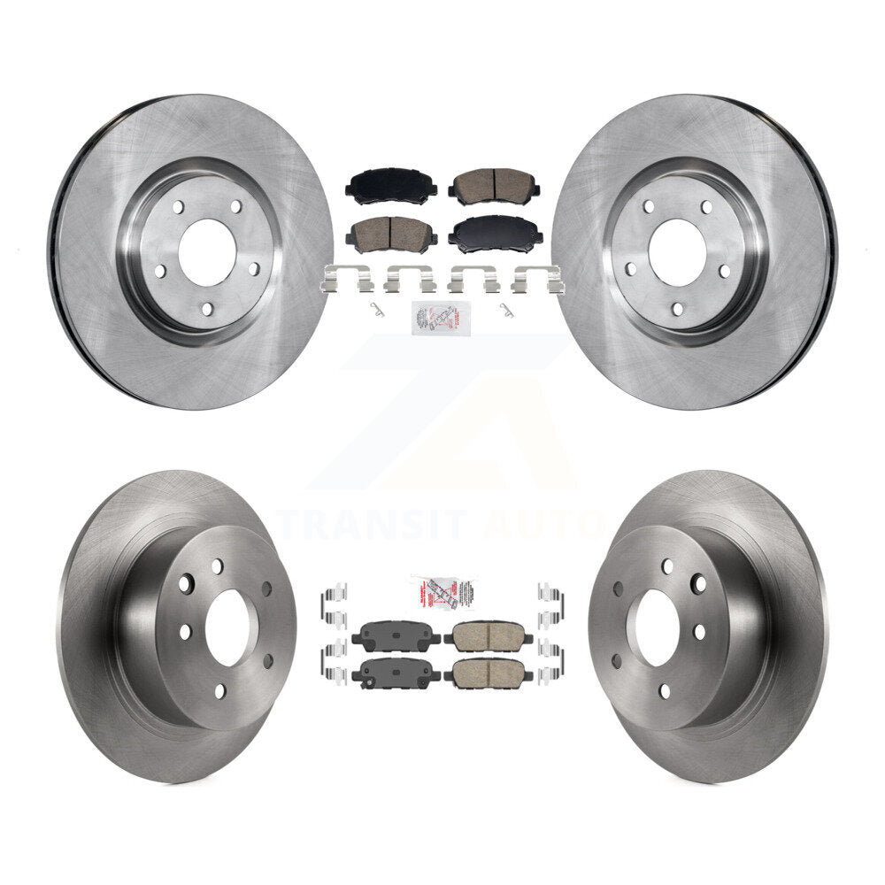 Kit de plaquettes en céramique et de rotor de frein avant et arrière, pour Nissan Sentra SE-R Spec 2007 – 2012
