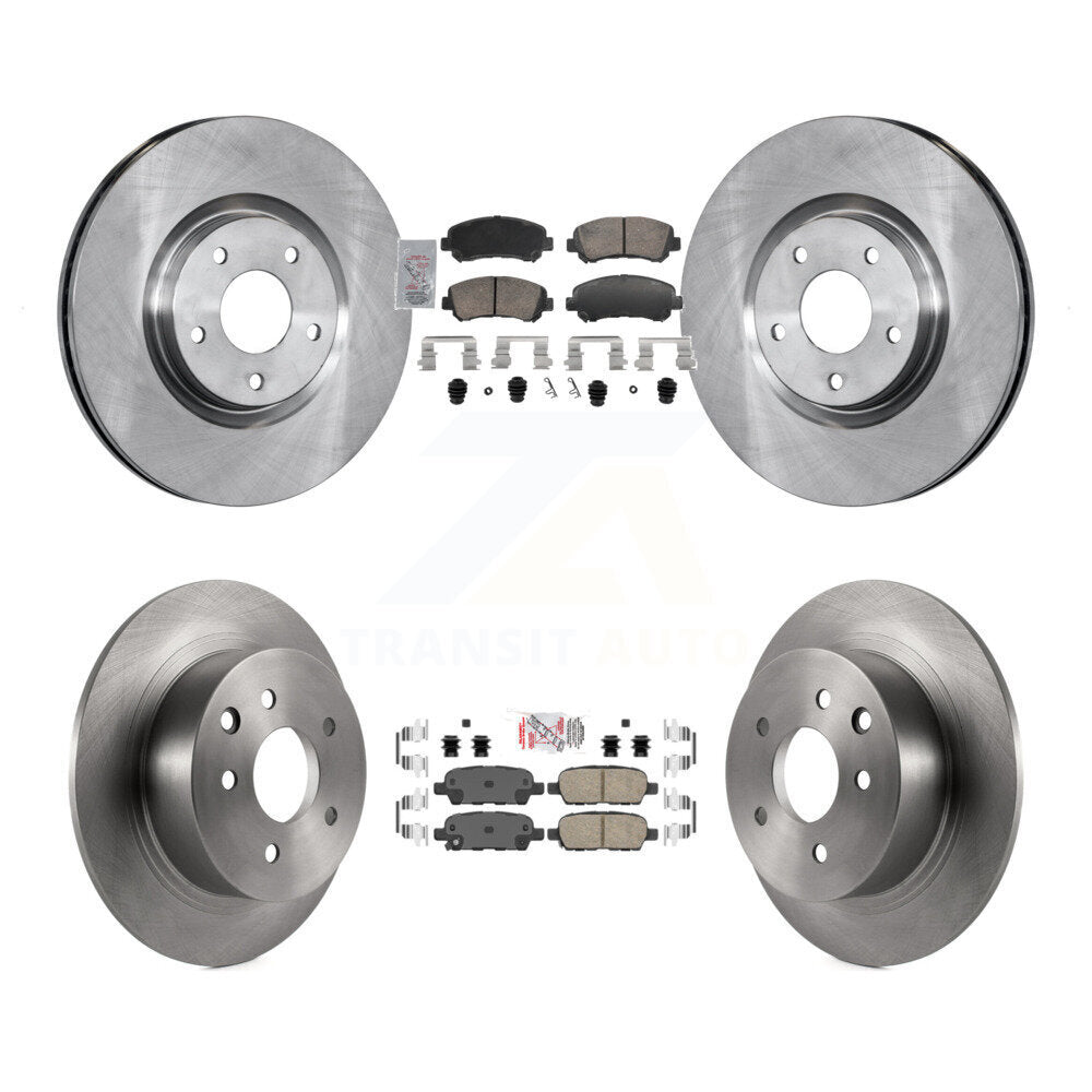 Kit de plaquettes en céramique et de rotor de frein avant et arrière, pour Nissan Sentra SE-R Spec 2007 – 2012