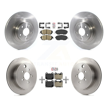 Kit de plaquettes semi-métalliques avant et arrière en céramique et disques de frein pour Subaru BRZ