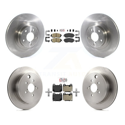 Kit de plaquettes semi-métalliques avant et arrière en céramique et disques de frein pour Subaru BRZ