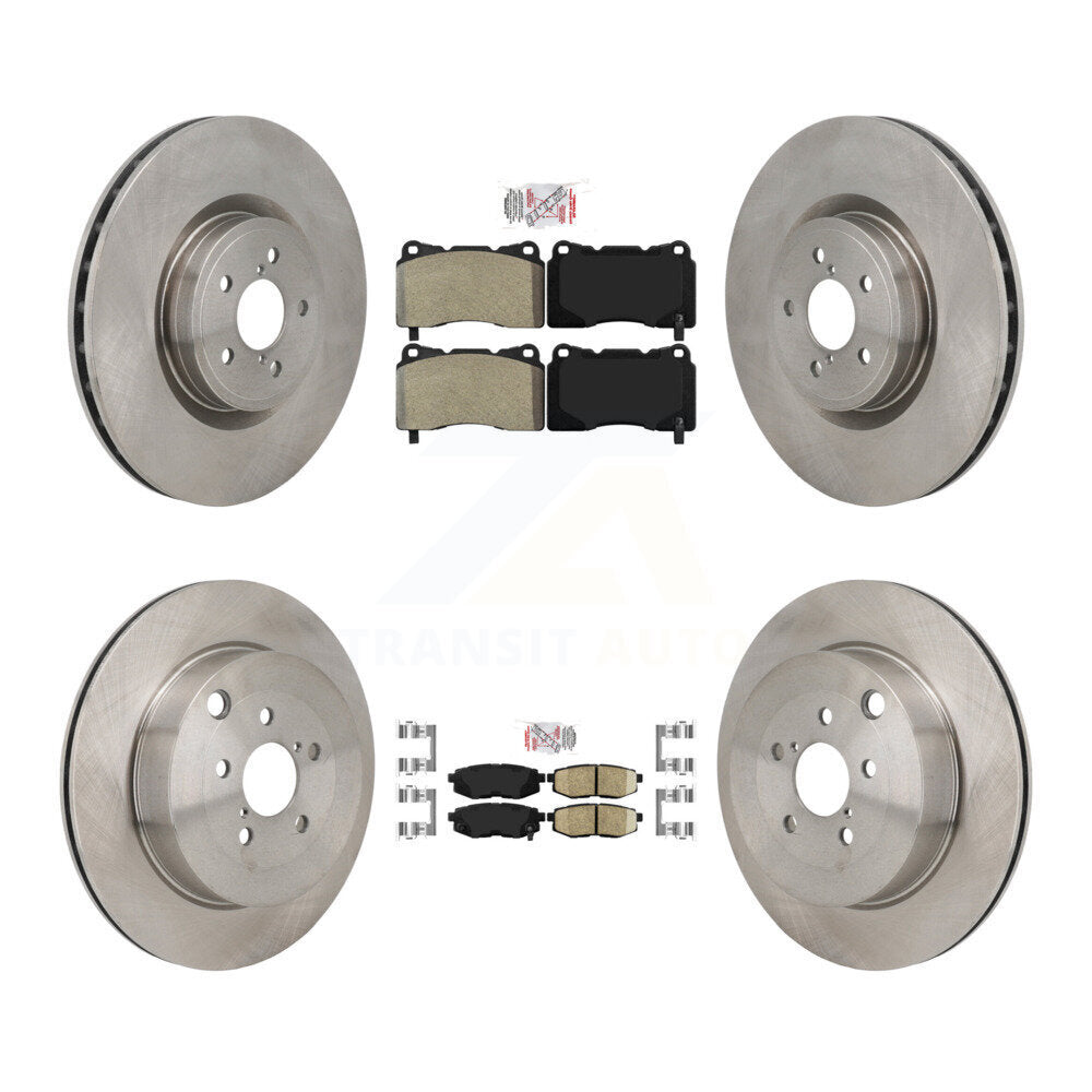 Kit de plaquettes de frein et disques de frein en céramique, semi-métalliques, avant et arrière, pour Subaru BRZ Bas 2017