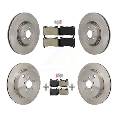 Kit de plaquettes semi-métalliques avant et arrière et disques de frein, pour Subaru BRZ Toyota 8