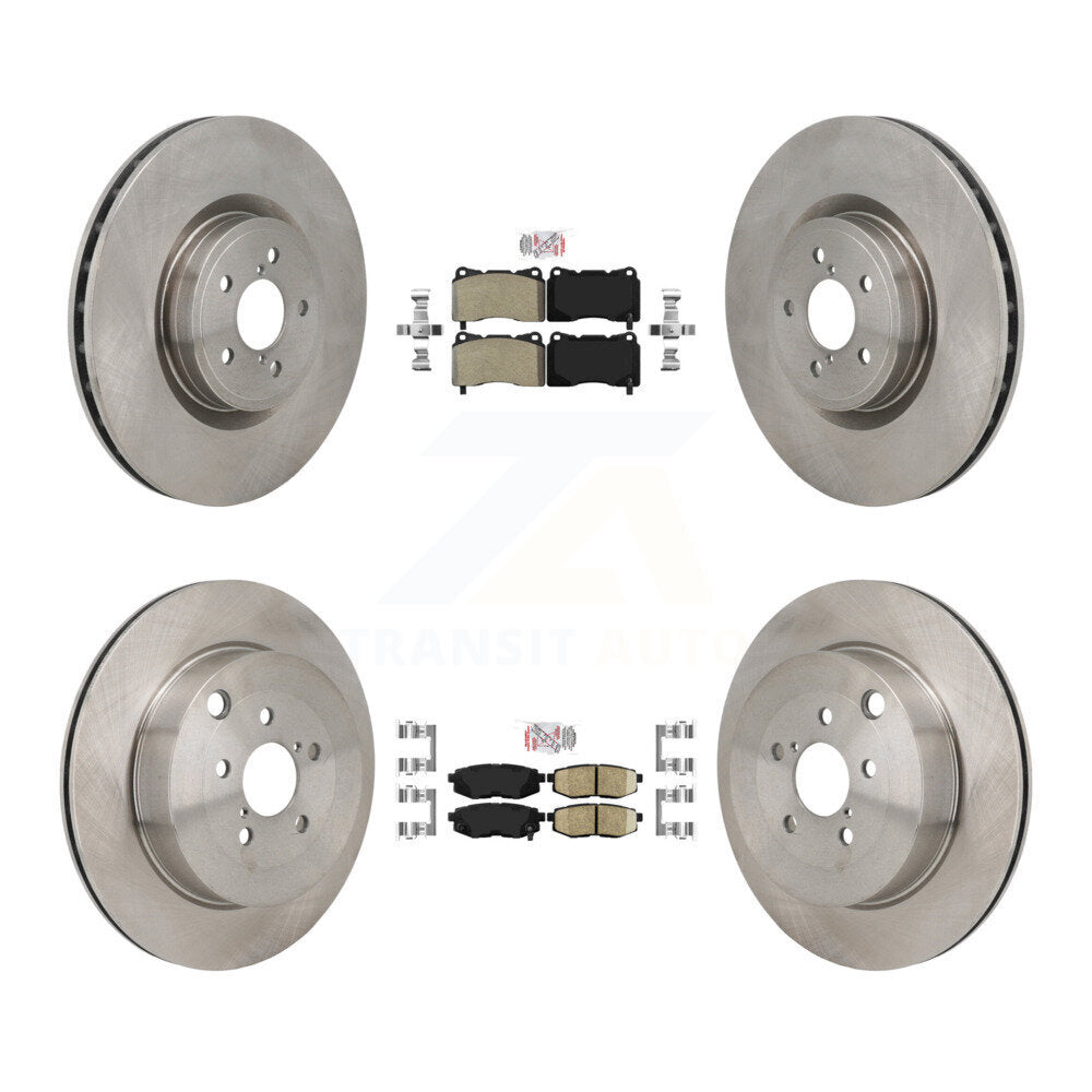 Kit de plaquettes de frein et disques de frein en céramique, semi-métalliques, avant et arrière, pour Subaru BRZ Bas 2017