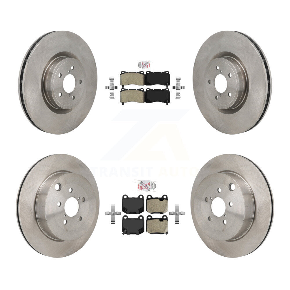 Kit de plaquettes semi-métalliques avant et arrière et disques de frein, pour Subaru BRZ Toyota 8