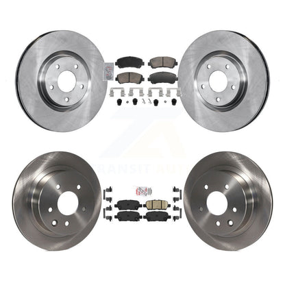 Kit de plaquettes en céramique et de rotor de frein à disque avant et arrière, pour Nissan Juke Nismo R 2014 – 2017