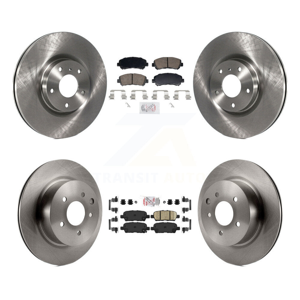 Kit de plaquettes en céramique et de disques de frein avant et arrière, pour Nissan Maxima K8A-107771