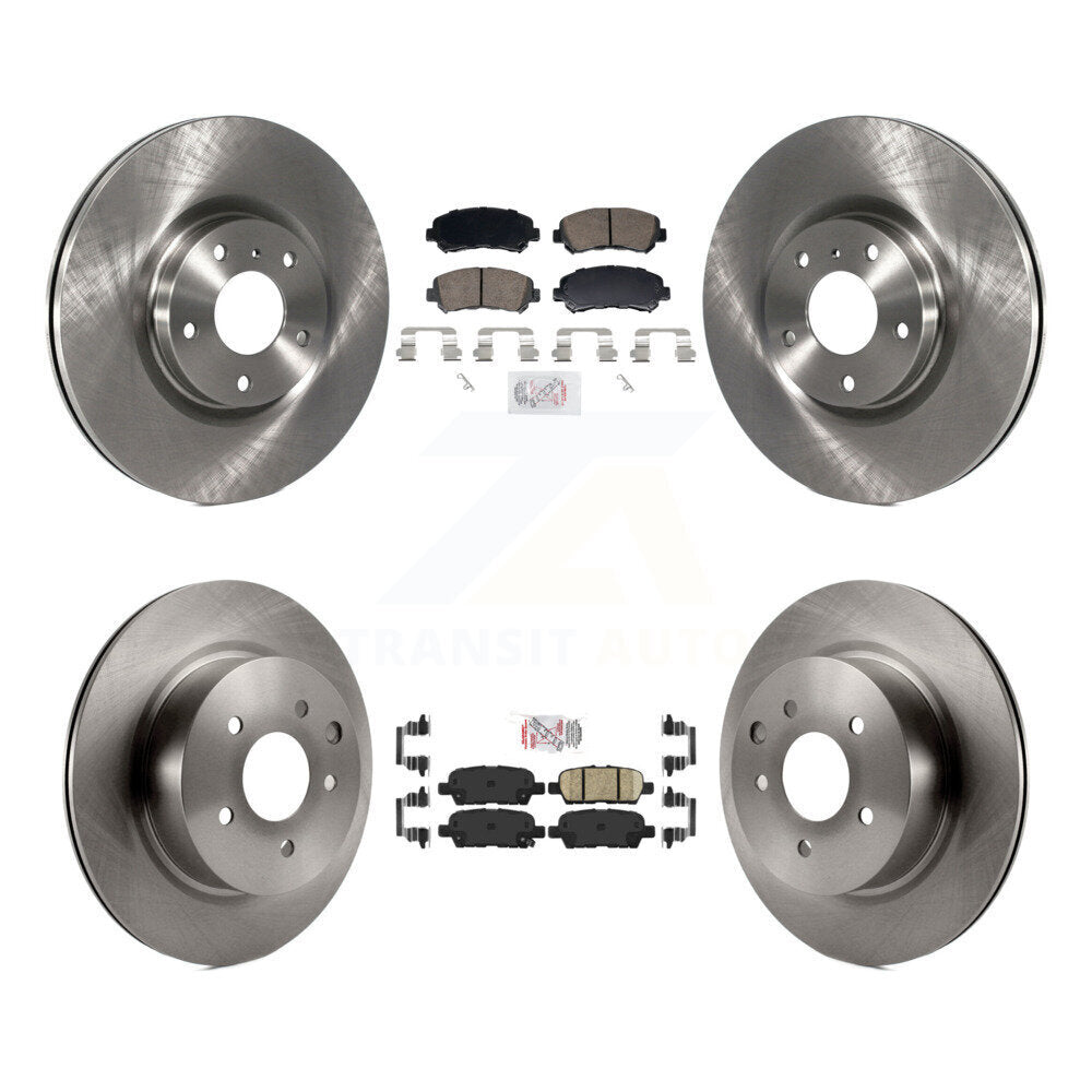Kit de plaquettes en céramique et de disques de frein avant et arrière, pour Nissan Maxima K8A-107772