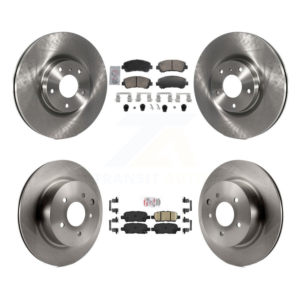 Kit de plaquettes en céramique et de disques de frein avant et arrière, pour Nissan Maxima K8A-107774