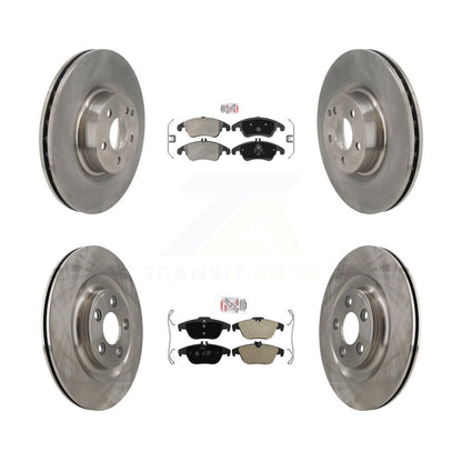 Kit de plaquettes semi-métalliques avant et arrière et disques de frein pour Mercedes-Benz E400