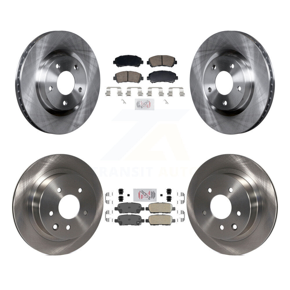 Kit de plaquettes en céramique et de disques de frein avant et arrière, pour Nissan Rogue Select