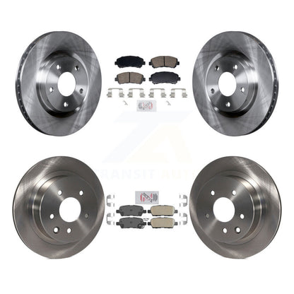 Kit de plaquettes en céramique et de disques de frein avant et arrière, pour Nissan Rogue Select